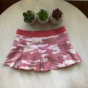 5 for $25: Pink Camo Skirt with Built-in Shorts